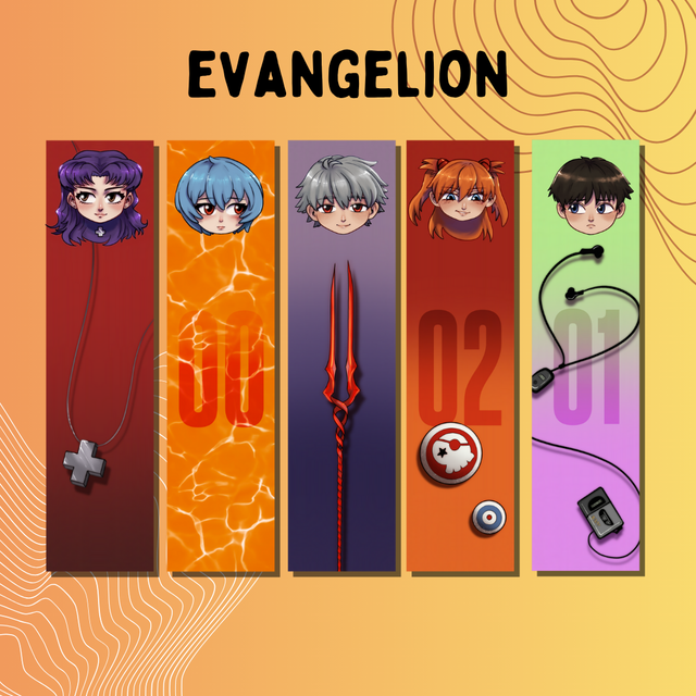 Evangelion Bookmarks