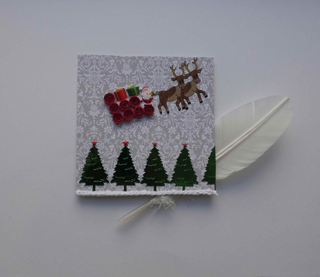 Noël au-dessus de la forêt