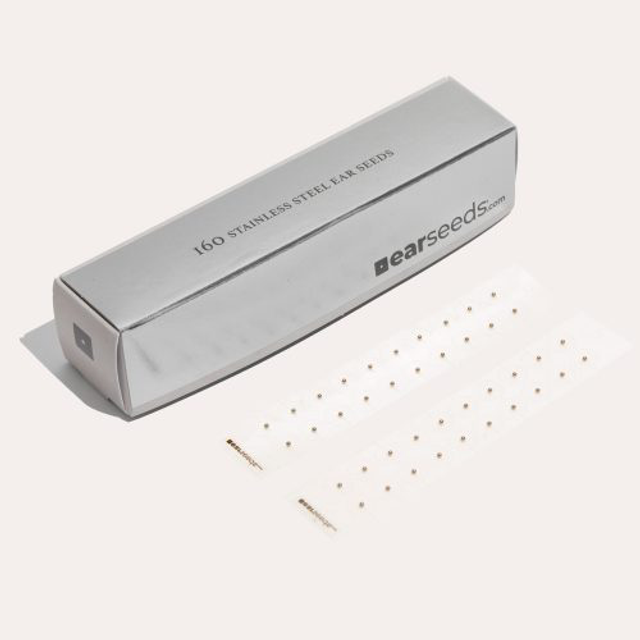 Stainless steel ear seeds