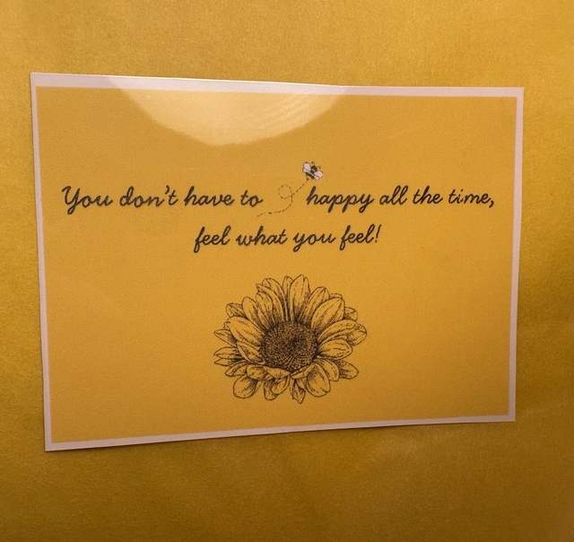 You don’t have to be happy vinyl sticker