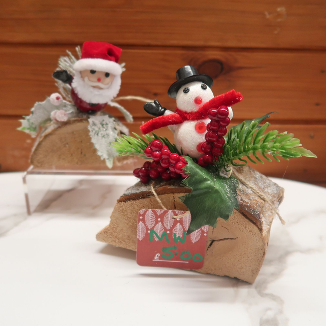 Christmas Log Decoration