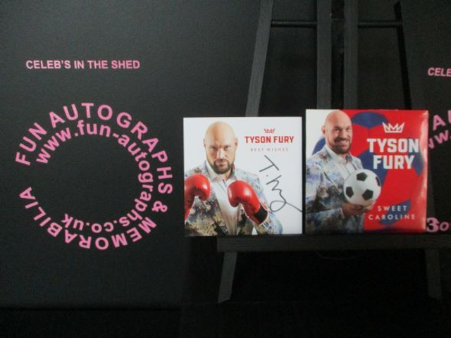 Tyson Fury - 'Sweet Caroline' Single + Authentic Autographed Single Insert Card (3)