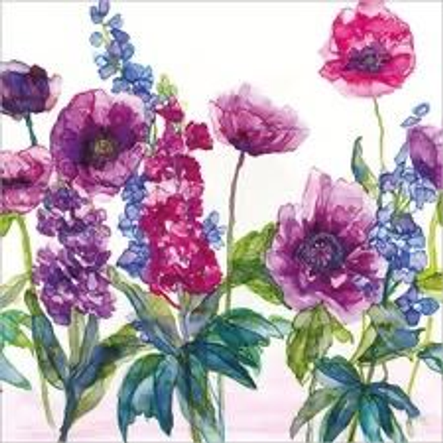 Stocks, Poppies &amp; Delphiniums