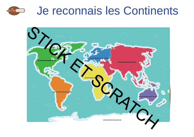 Placer les continents