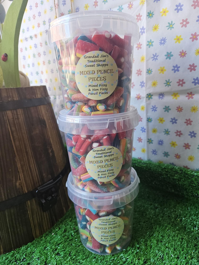 800g Mixed Pencil Bucket 