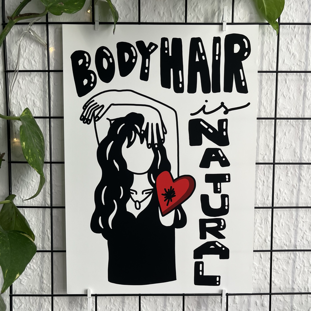 A4 Print Bodyhair