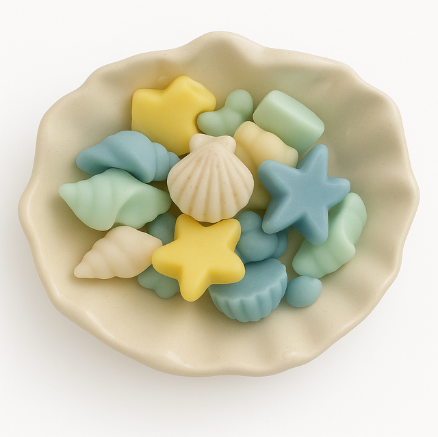 Clam Shell with Ocean Scented Wax Melts 