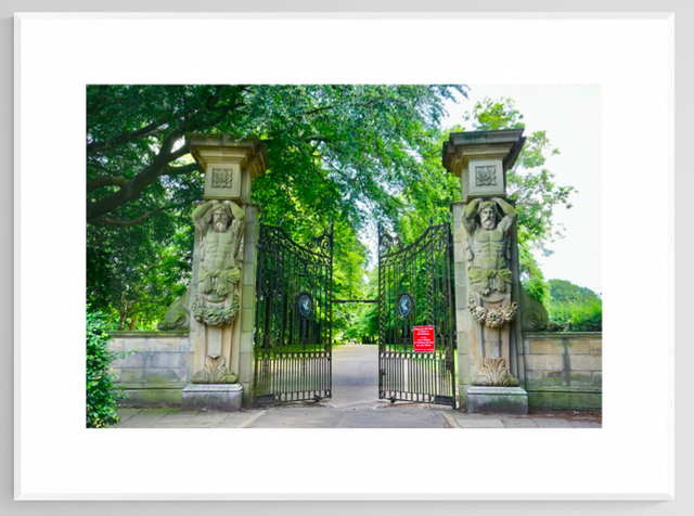Calderstones Park Gates - Print