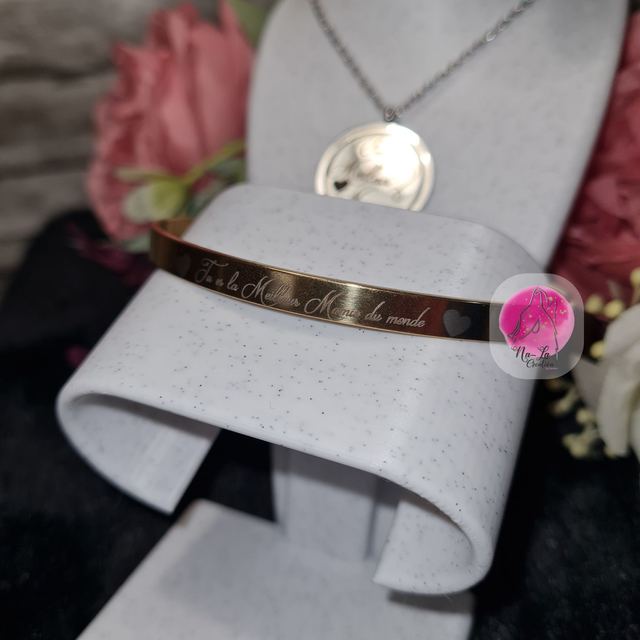 Un bracelet "JONC" a message - personnalisable et unique