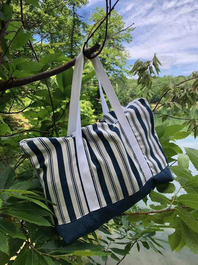 Petit sac de voyage " Week-end à la mer"