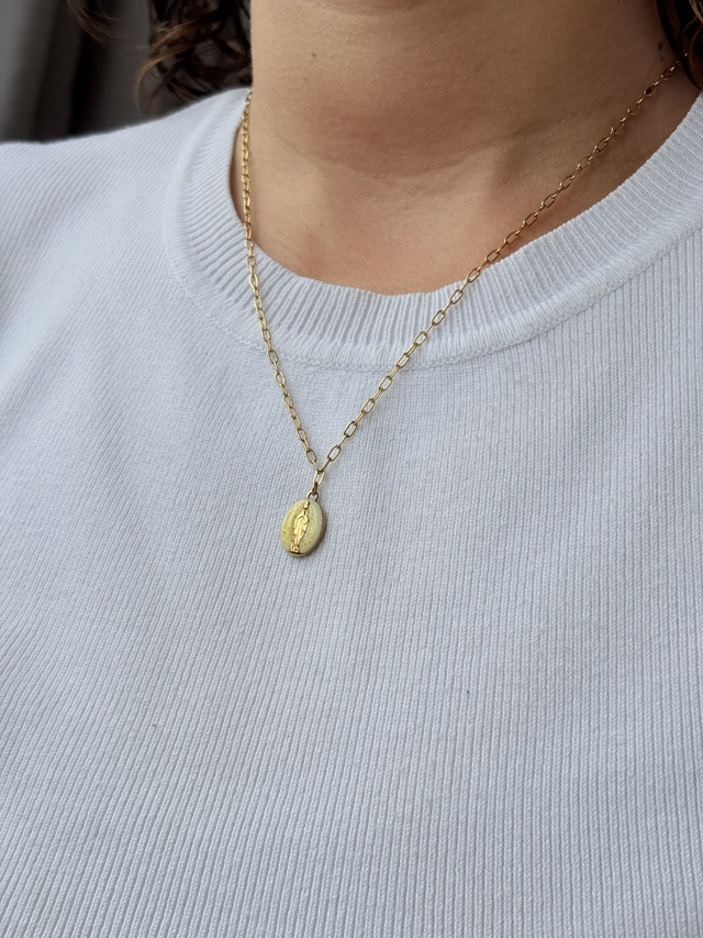 Collier médaille lumière