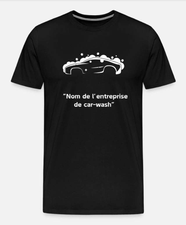 T-shirt personnalisable Car-Wash