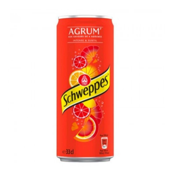 Canette Schweppes agrumes 33cl