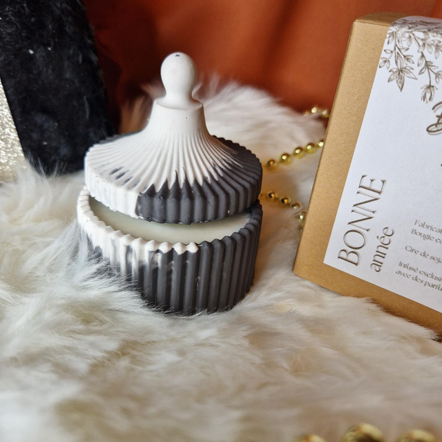 Bougie Noël Bonne Année