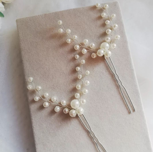 Ensemble de 2 pics à cheveux 