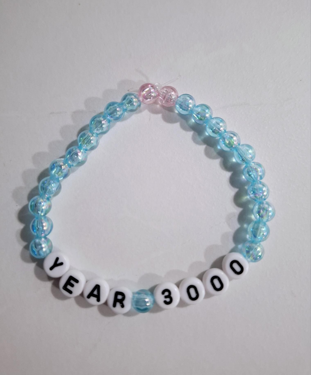 Year 3000 beaded bracelet