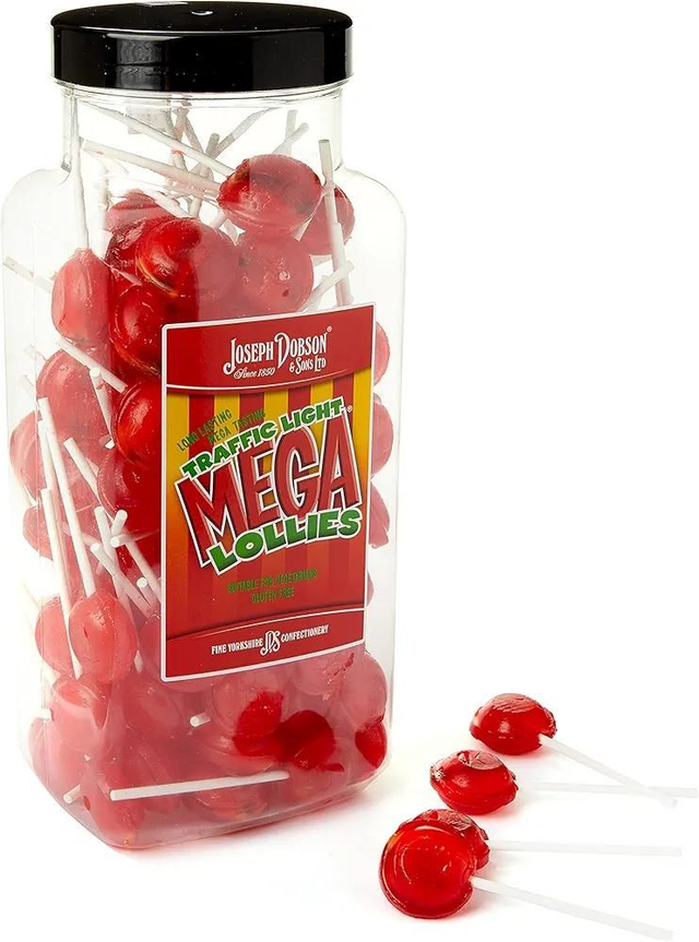 Joseph Dobson traffic light lolly full jar