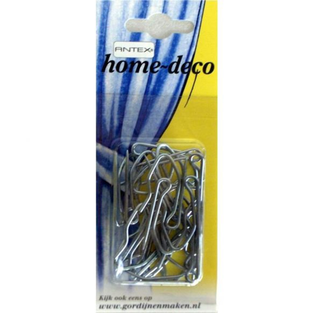 Antex Prikhaak metaal groot zilver 20 stuks (329416