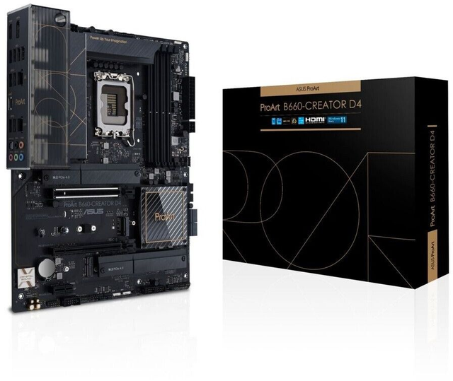 02.2.0061 – Scheda Madre ASUS ProArt B660‑Creator D4 – ATX creator per Intel 12ª/13ª/14ª Gen