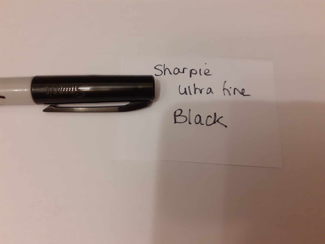 Zelebs in shed CHOOSE YOUR MARKER Sharpie Ultra Fine BLACK