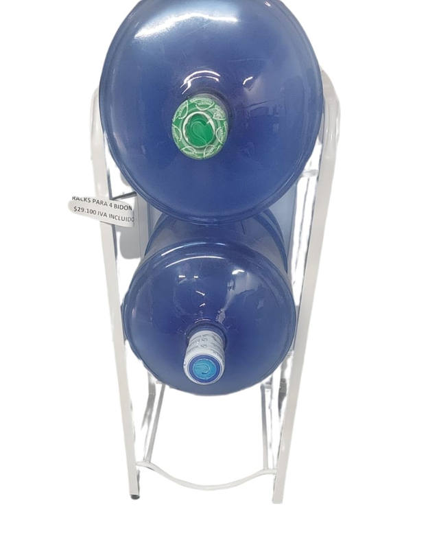 Rack de 3 Bidones de 10 a 20 Lts.