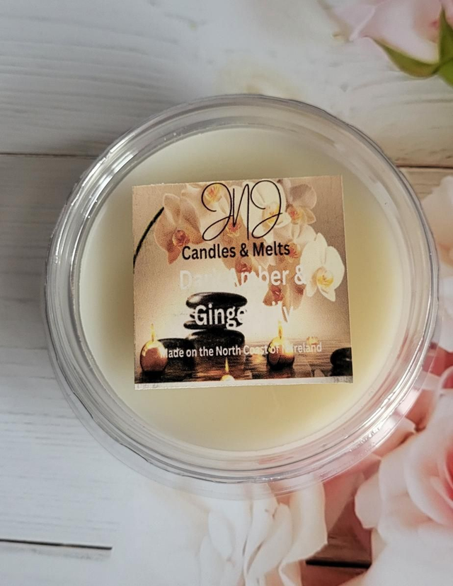 Dark Amber &amp; Ginger Lily Wax Pot