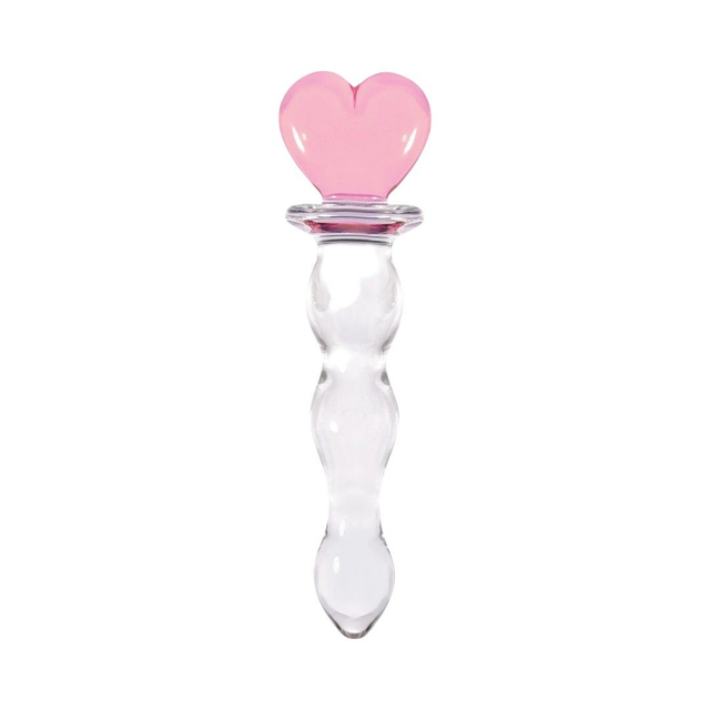 Consolador Crystal Corazón de Vidrio