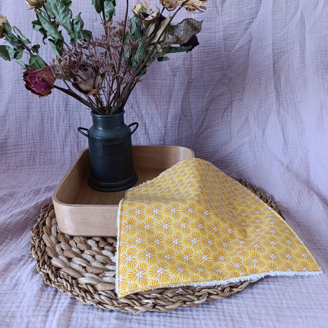 Serviette Visage Riads Jaune