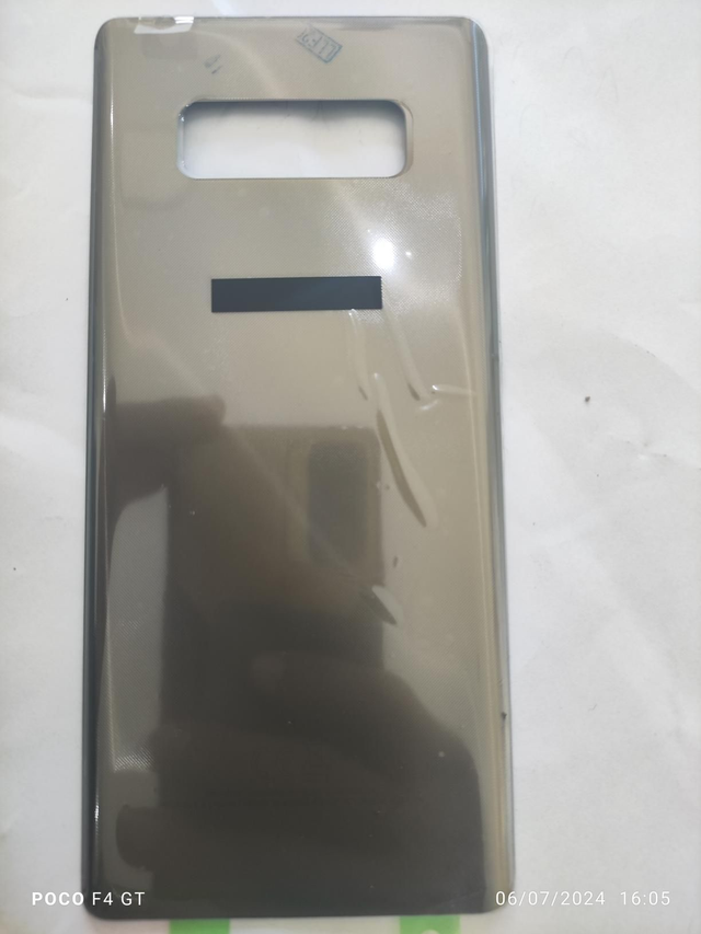 Cache arrière Samsung note8 originale or