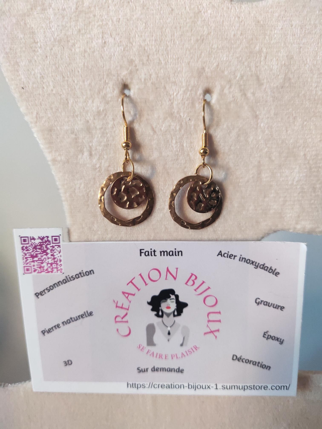 Boucle d'oreille ronde