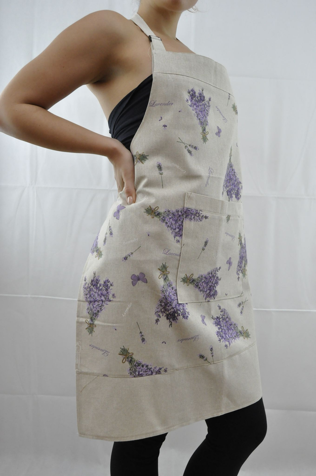 Lavender Bouquet Apron