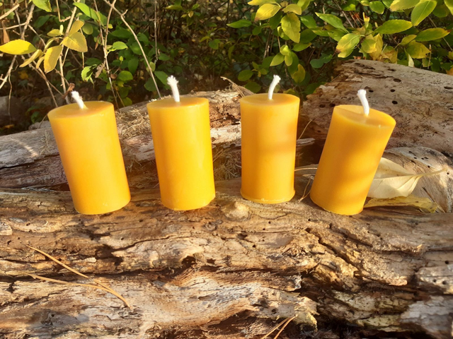 Adventní svíčky ze včelího vosku