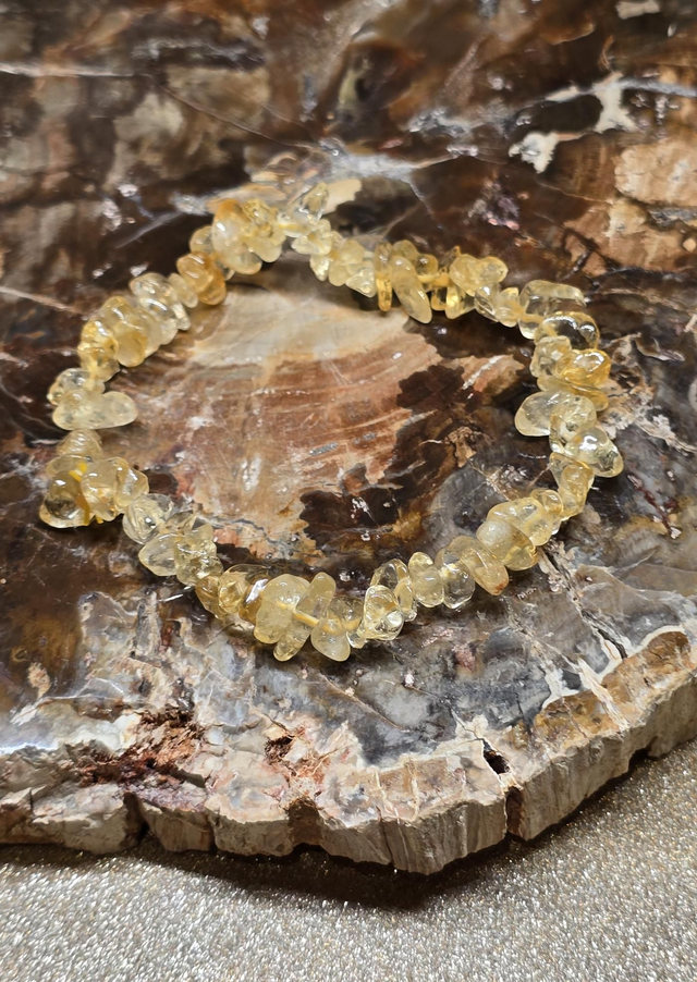 Bracelet baroque Citrine