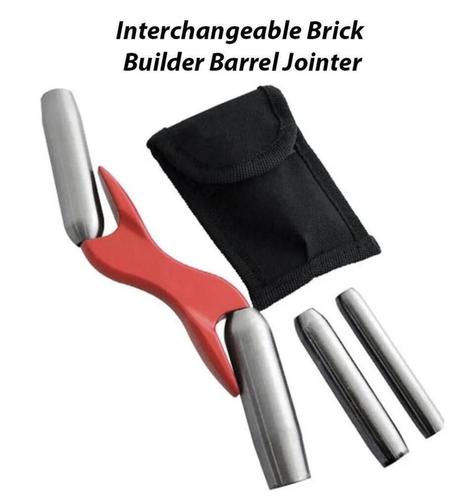 Interchangeable Brick Builder Barrel Jointer 4 Size 1/2&quot; 5/8&quot; 3/4&quot; 7/8&quot; 