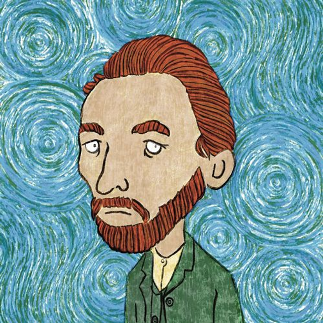 Vincent v G Greetings Card