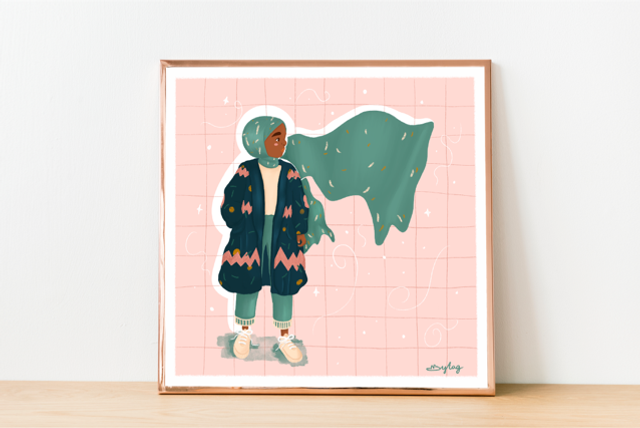 Hijab flag