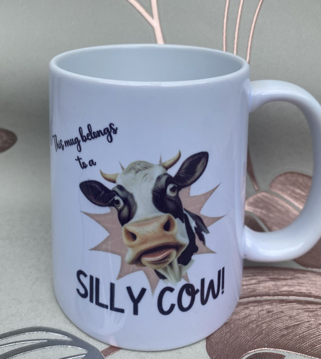 Silly cow mug