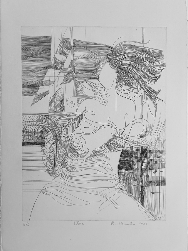 Kupferstich „Viola“, Rostyslav Voronko, 2013
