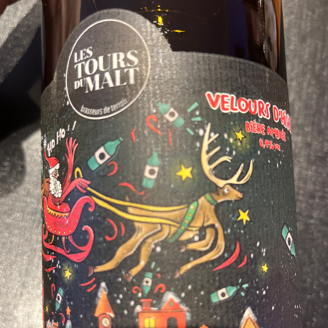 Bière Noël 75cl Tours du Malt