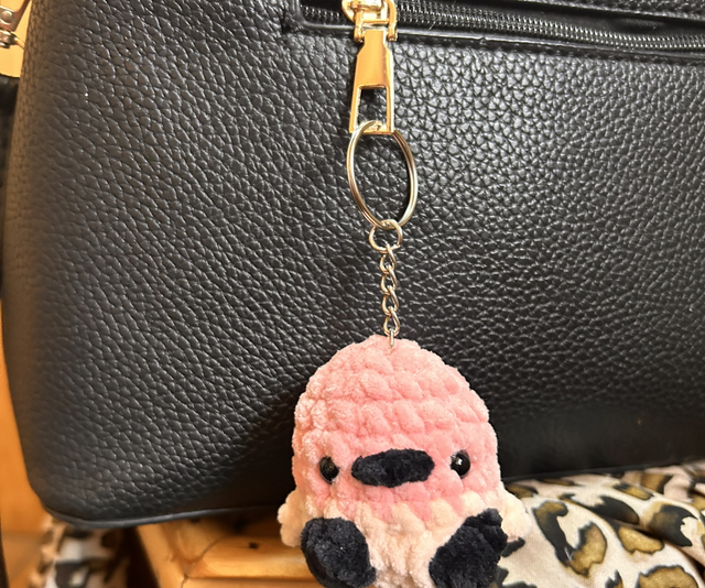 Porte-clés Flamant Rose