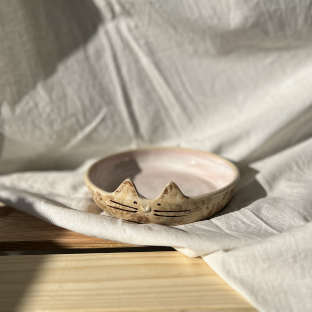 Katzenschüssel rosa 002