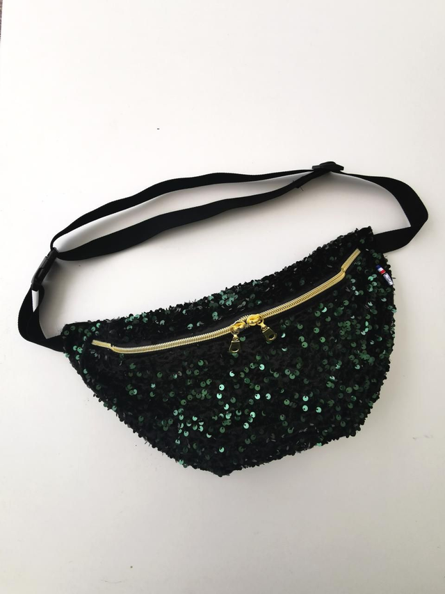 Banane LOUISE sequin vert 
