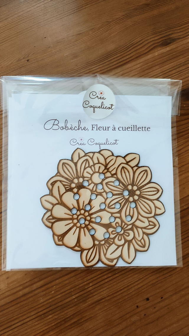 🌸 Bobèche Fleur à Cueillette – Créa Coquelicot