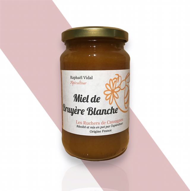 Miel de Bruyère Blanche 500g