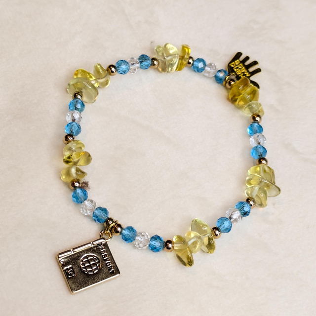 'Passport' Crystal Bracelet 