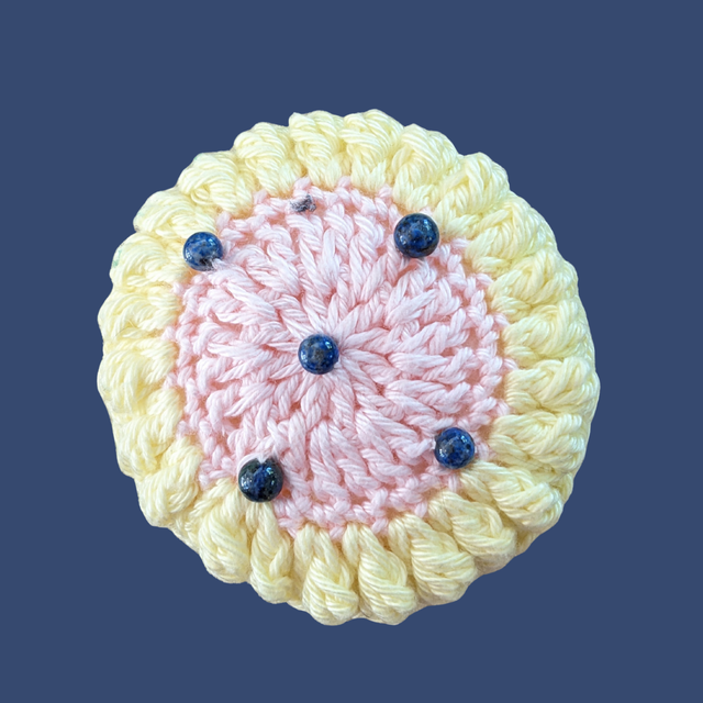 Stop-pensée "Macaron, sodalite"