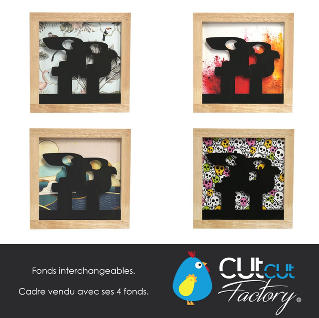 Cadre LH² Passaros + 4 fonds