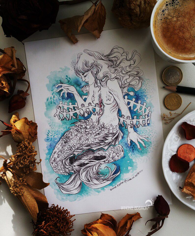 Little soldiers in a row -  carte A5