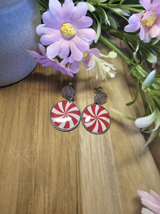 Boucles d&#039;oreilles &quot;Gourmandises Acidulées&quot; ARLEQUIN