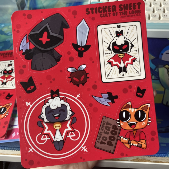 Cult of the Lamb | COTL Sticker Sheet